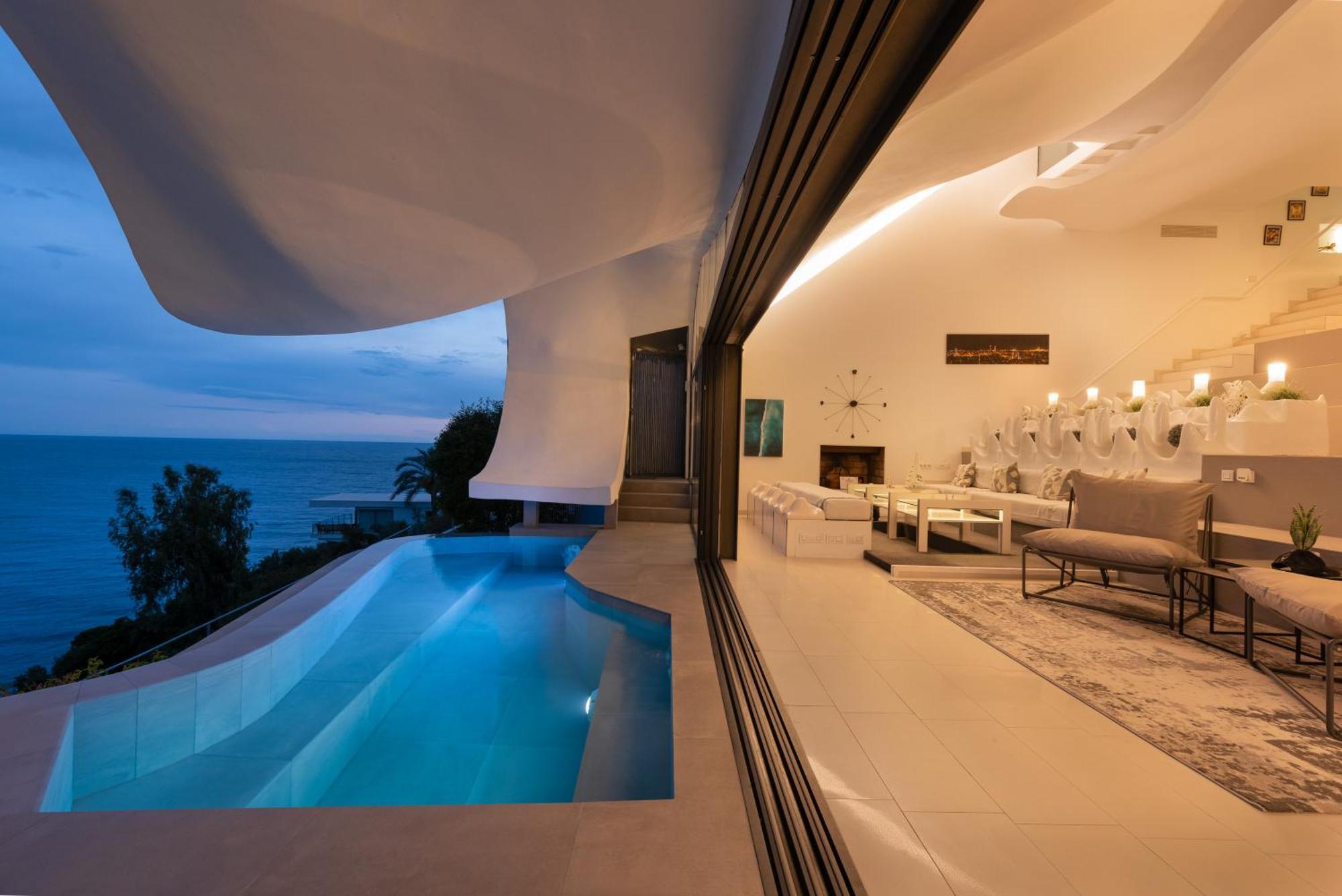 Rentitspain Casa Del Acantilado Piscina Climatizada Salobreña Esterno foto