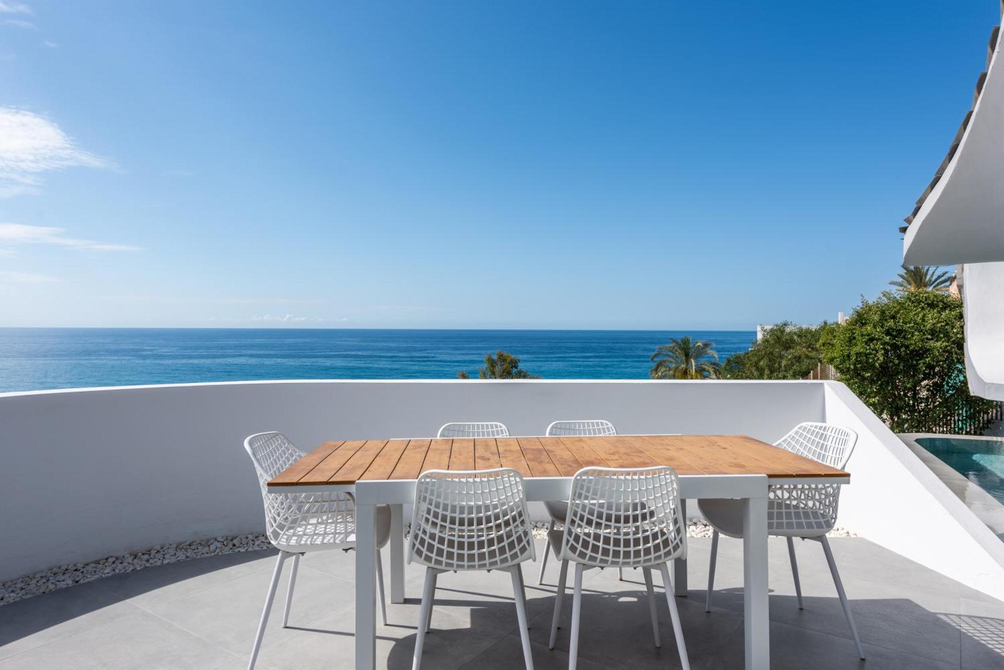 Rentitspain Casa Del Acantilado Piscina Climatizada Salobreña Esterno foto