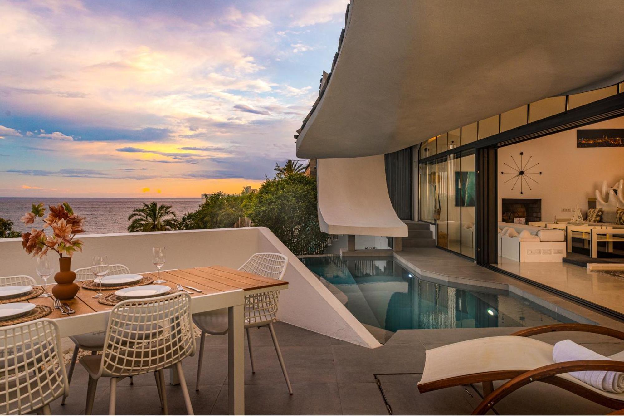 Rentitspain Casa Del Acantilado Piscina Climatizada Salobreña Esterno foto