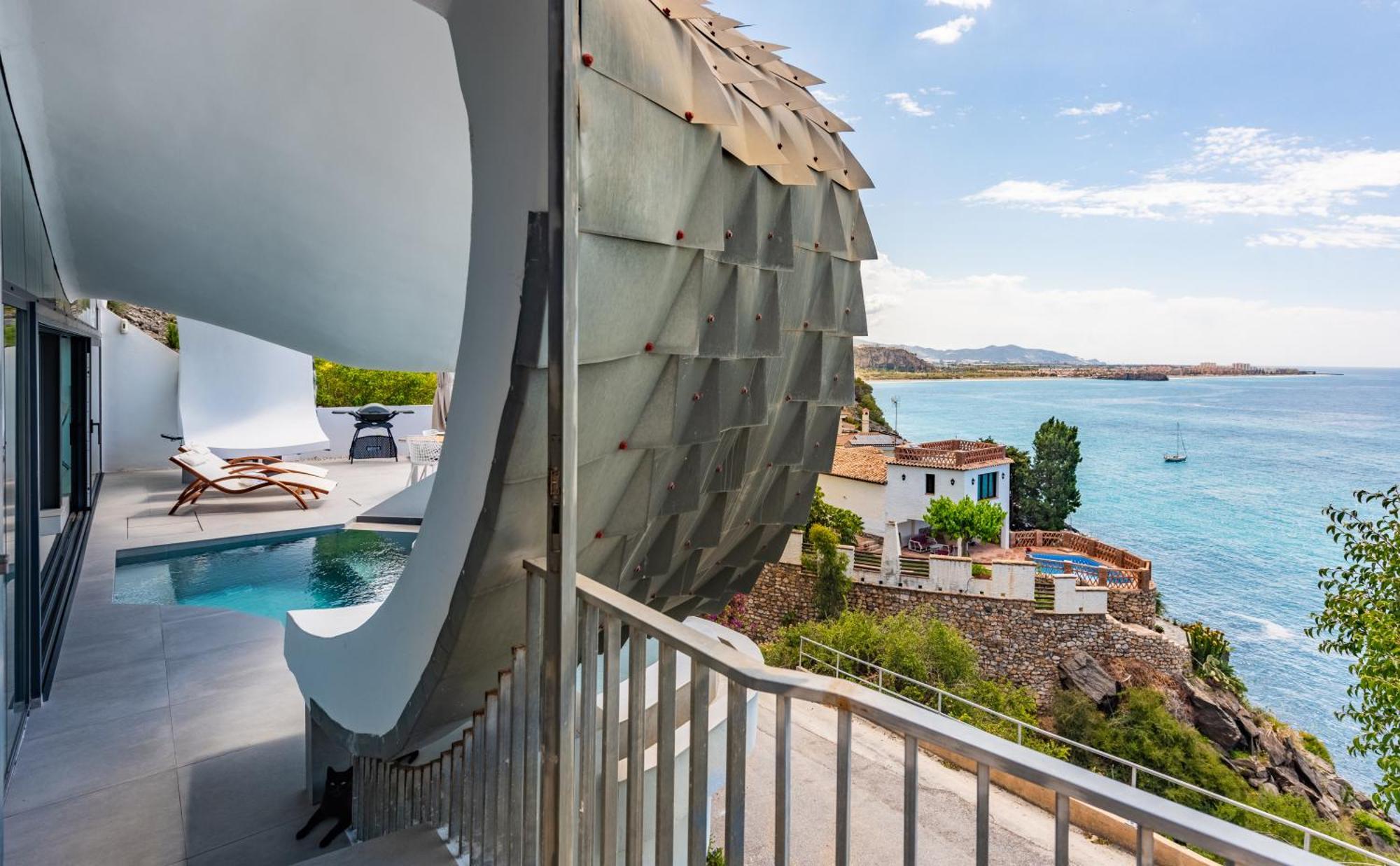 Rentitspain Casa Del Acantilado Piscina Climatizada Salobreña Esterno foto