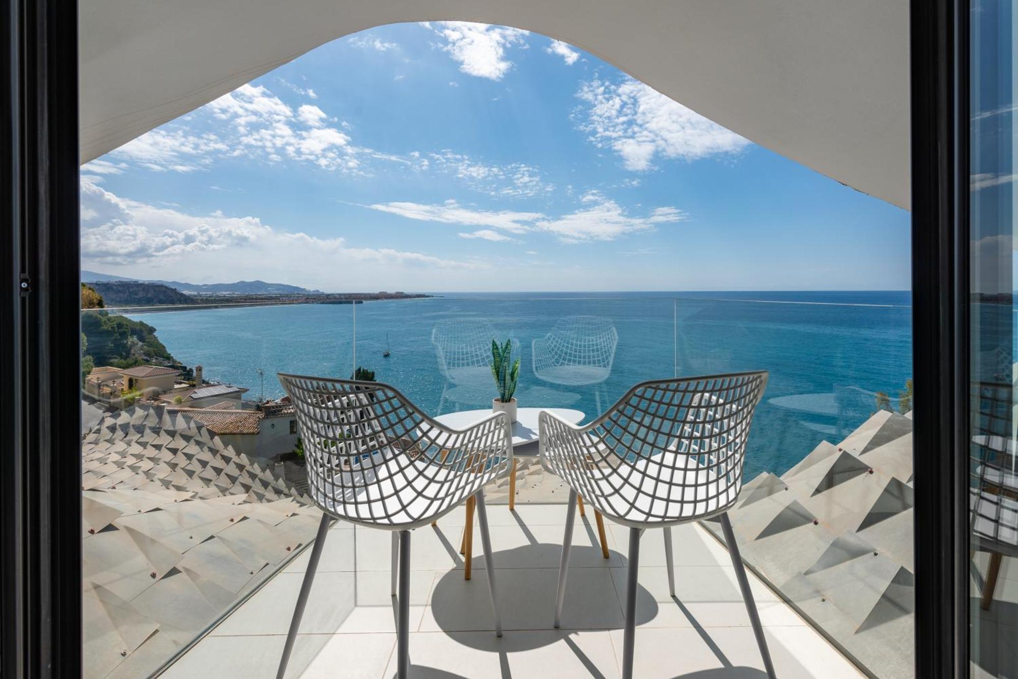Rentitspain Casa Del Acantilado Piscina Climatizada Salobreña Esterno foto