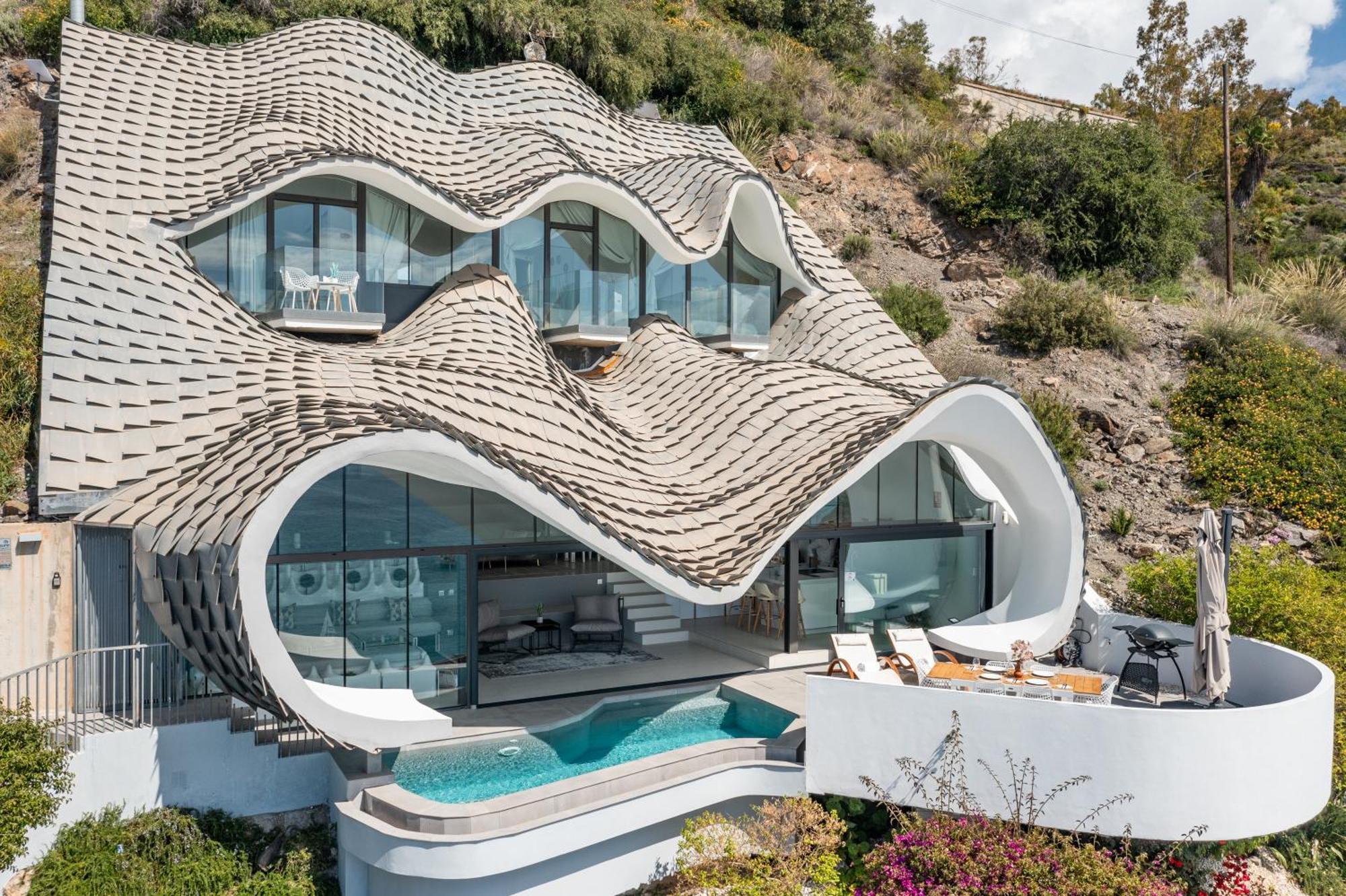 Rentitspain Casa Del Acantilado Piscina Climatizada Salobreña Esterno foto