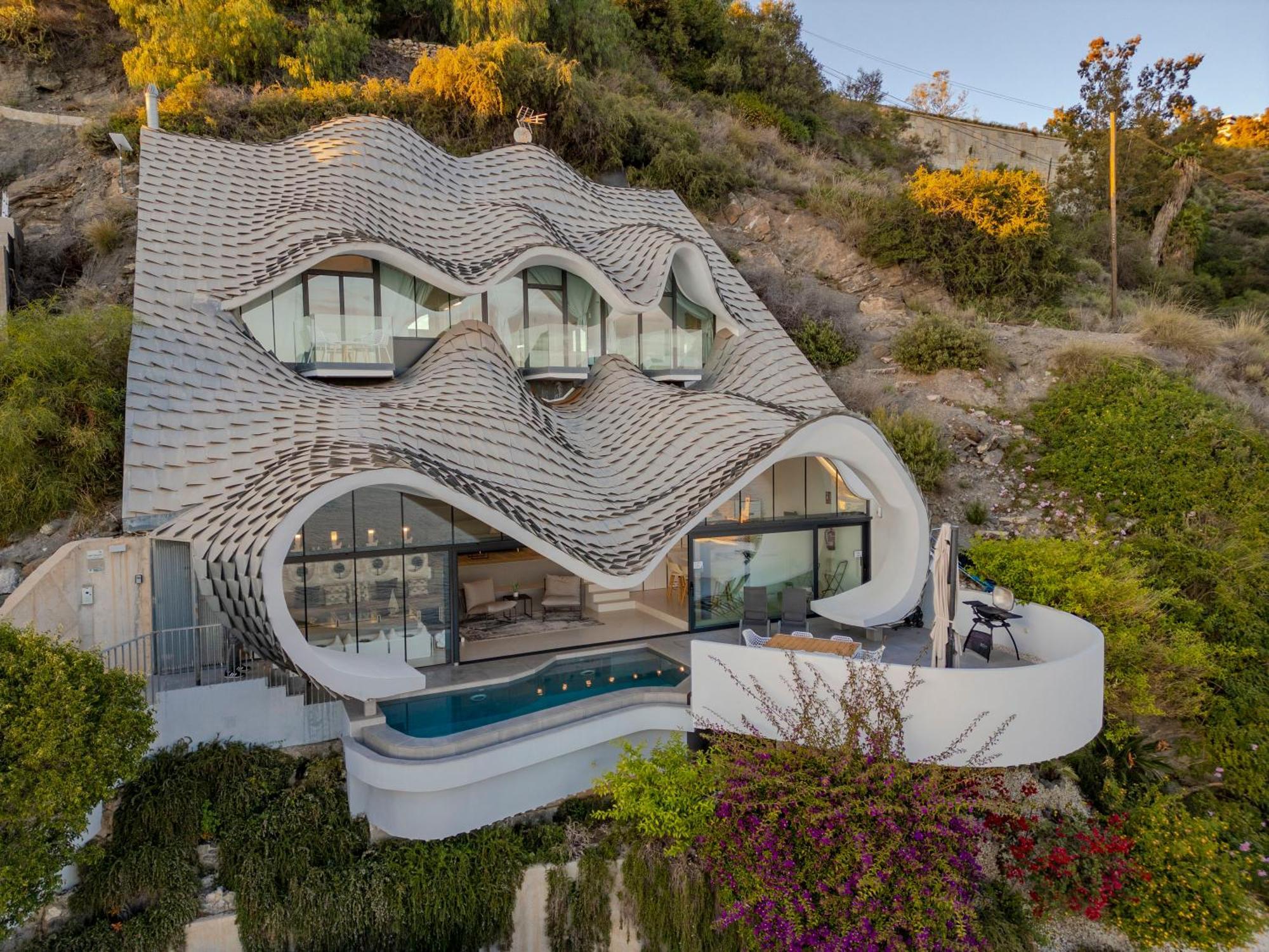 Rentitspain Casa Del Acantilado Piscina Climatizada Salobreña Esterno foto
