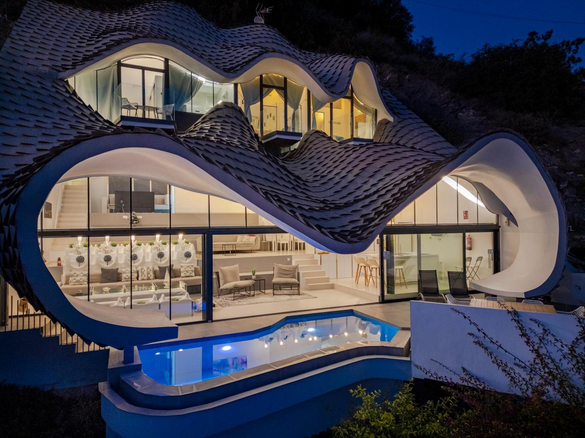 Rentitspain Casa Del Acantilado Piscina Climatizada Salobreña Esterno foto